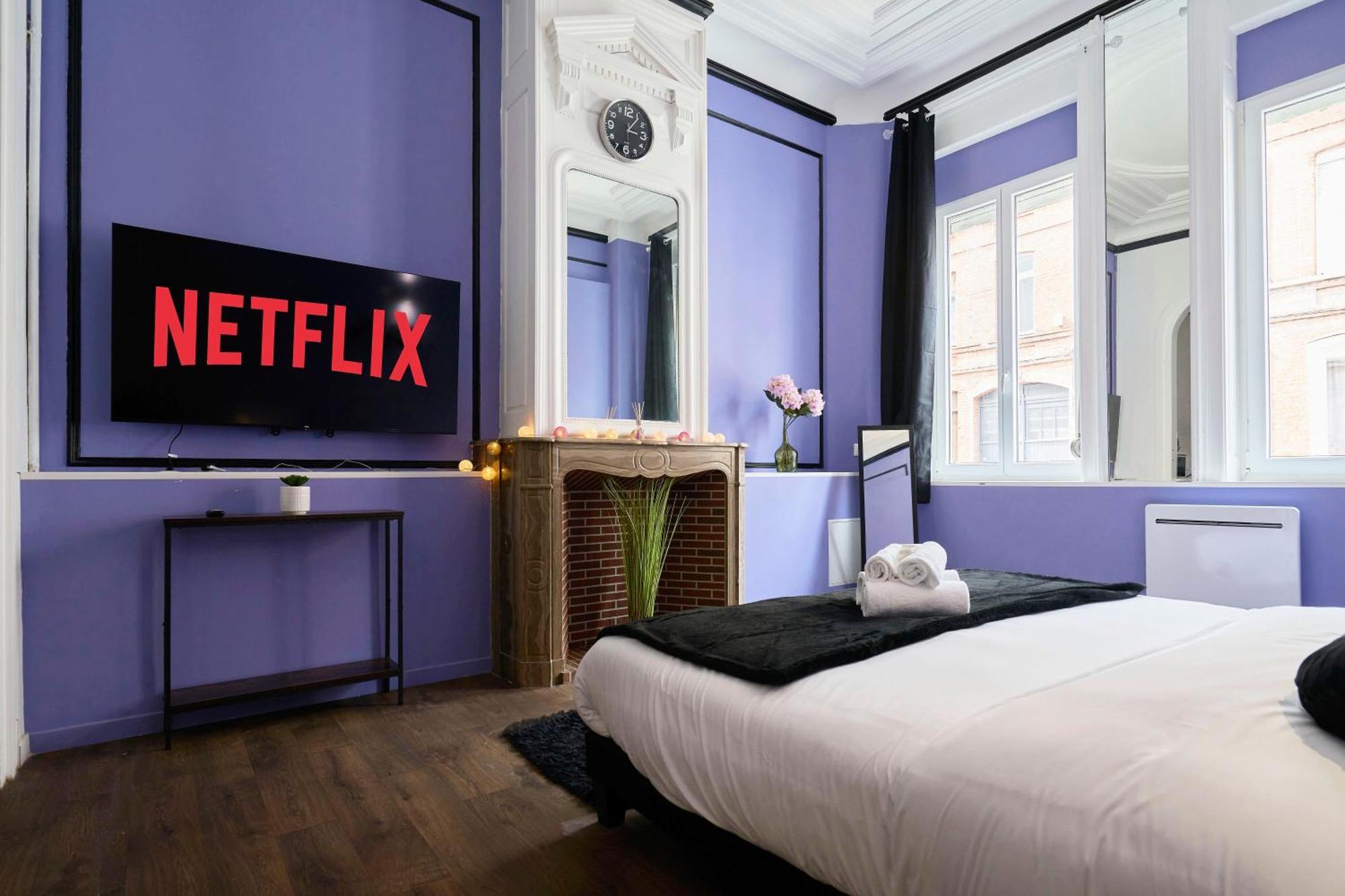 Апартаменти Ng Prestige - Lille L Roubaix Trichon - Balneo - Netflix - Wifi Екстер'єр фото