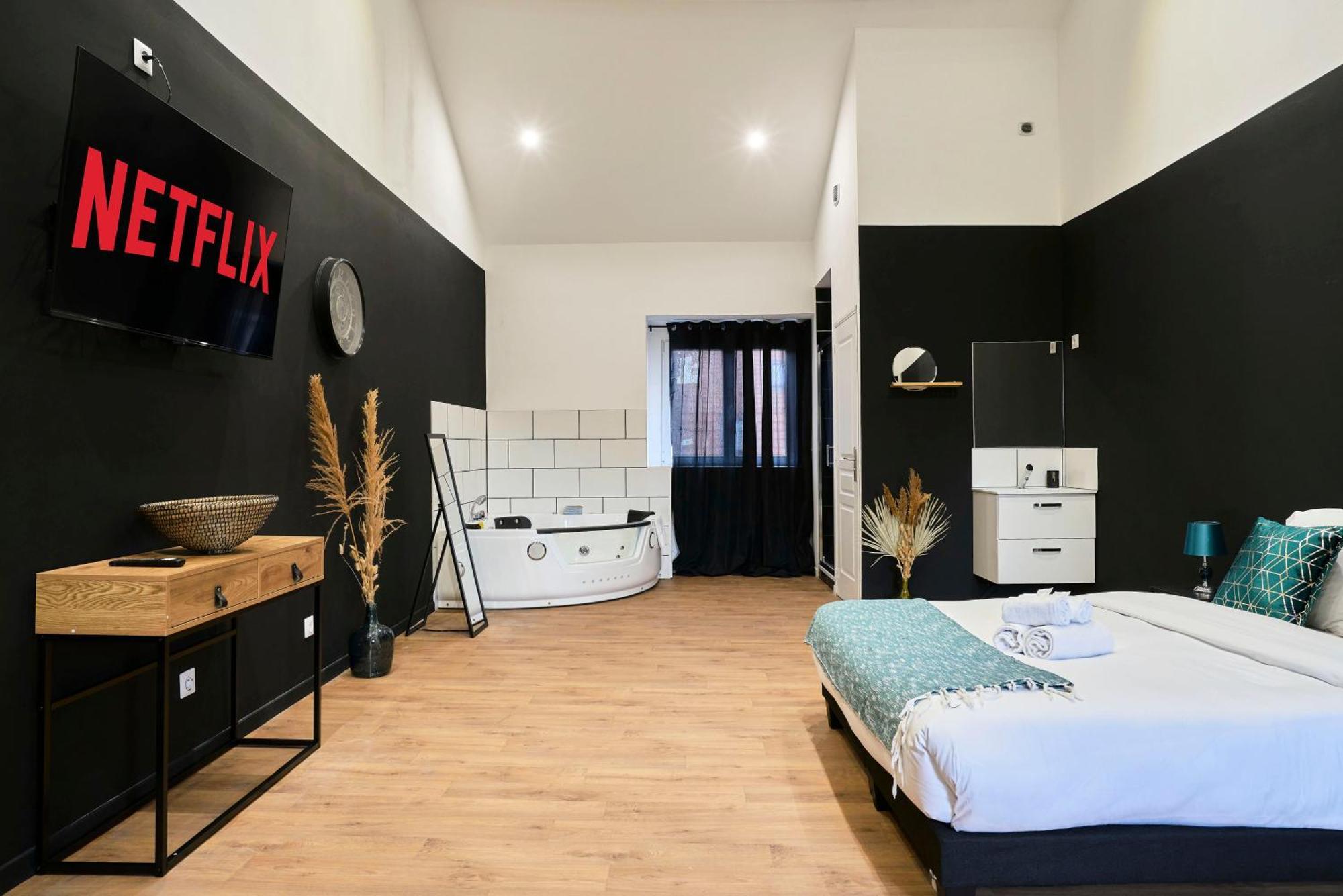 Апартаменти Ng Prestige - Lille L Roubaix Trichon - Balneo - Netflix - Wifi Екстер'єр фото