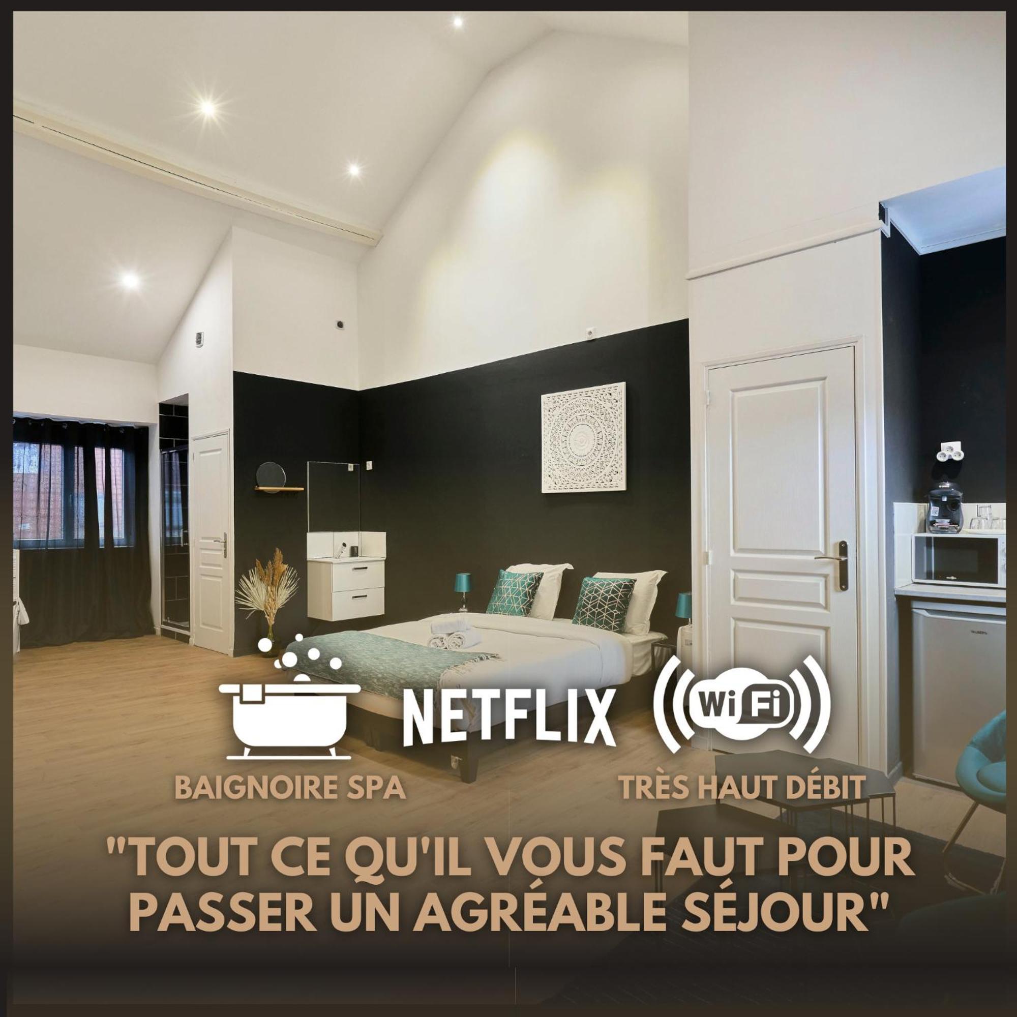 Апартаменти Ng Prestige - Lille L Roubaix Trichon - Balneo - Netflix - Wifi Екстер'єр фото