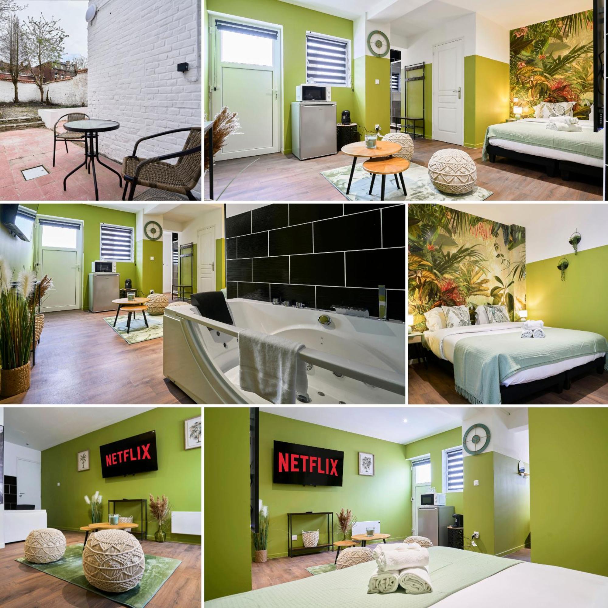 Апартаменти Ng Prestige - Lille L Roubaix Trichon - Balneo - Netflix - Wifi Екстер'єр фото