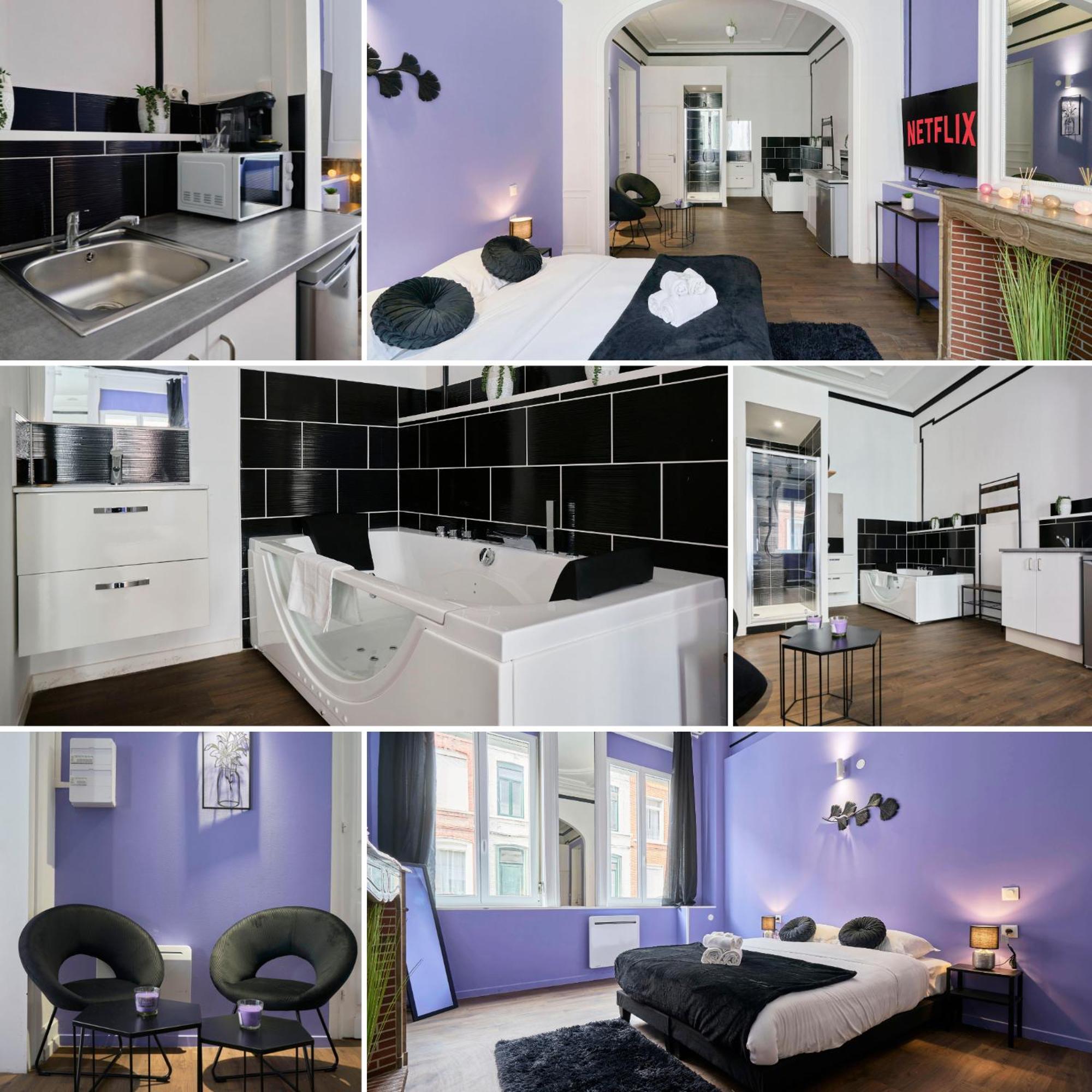 Апартаменти Ng Prestige - Lille L Roubaix Trichon - Balneo - Netflix - Wifi Екстер'єр фото